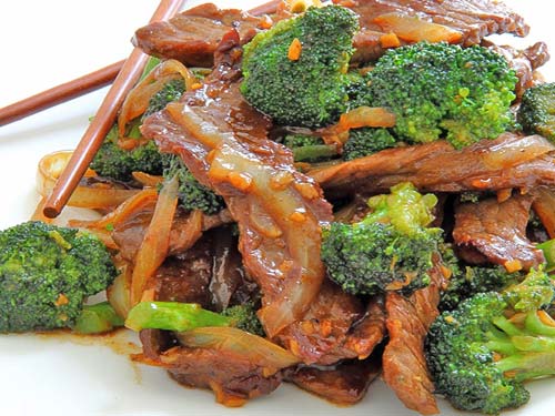 Китайская говядина с брокколи