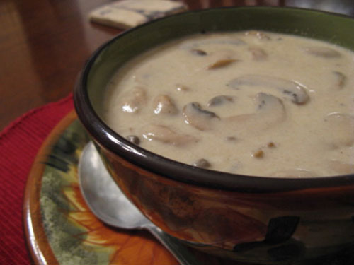 Рецепт грибного супа-пюре для мультиварки