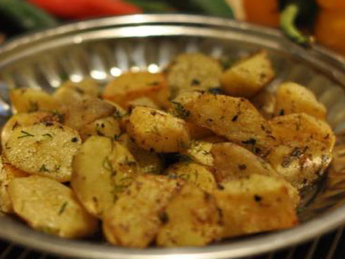 Запечённый картофель с пряностями